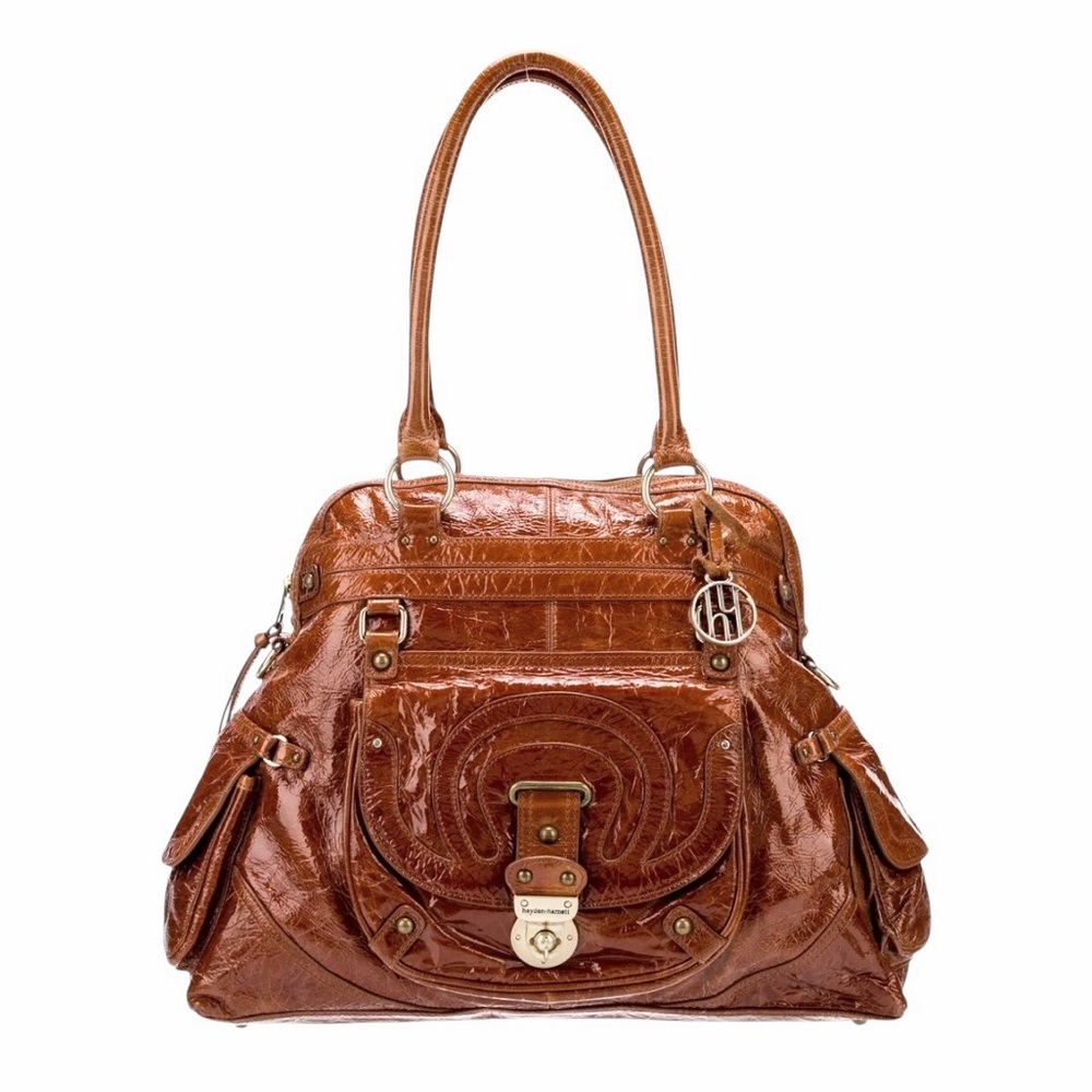 Hayden Harnett Cognec Leather Shoulder Bag